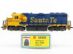 HO Scale Atlas 7031 ATSF Santa Fe GP40 Diesel Locomotive #3700 - Picture 1 of 12