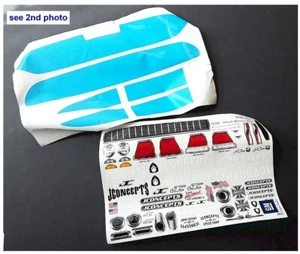 Unused Decal Masking from JConcepts 1955 Chevy Bel Air Drag Eliminator Body Set - Picture 1 of 2