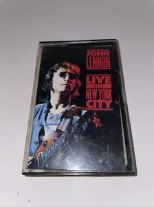 JOHN LENNON • Live In New York City ~ Cassette TESTED - Imagen 1 de 6