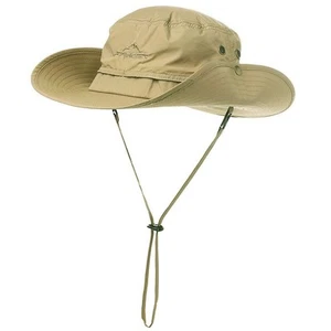 UPF 50 Sun Hats Wide Brim Summer Safari Hat Fishing Hiking Boonie Hats for Me... - Picture 1 of 6