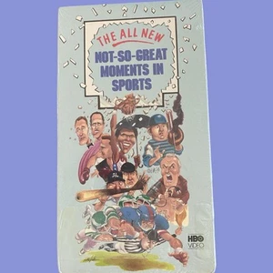 Not So Great Moments In Sports- VHS. 1988 HBO Video. New! Sealed! Free Shipping! - Imagen 1 de 1