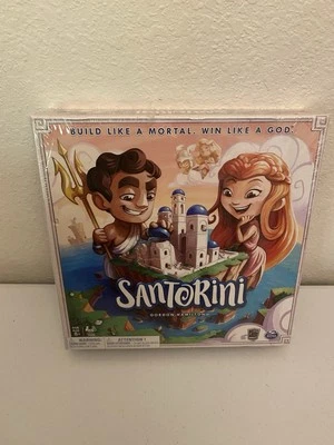 Santorini Roxley Spin Master Board Game Gordon Hamilton Greek Gods New *Damaged* - Image 1 of 3