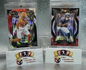 ROME ODUNZE 2024 SELECT CLUB & CONCOURSE LEVEL ROOKIE RED BLACK SHOCKS RC - Picture 1 of 6