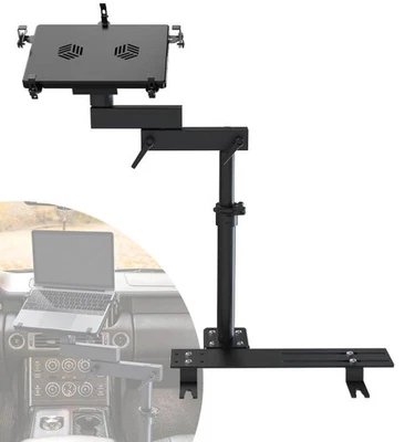 Vehicle Laptop Mount Heavy‑Duty Aluminum & Steel Car Laptop Stand for Trucks Van - Image 1 of 4