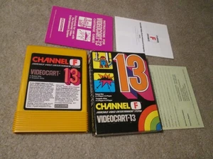 Robot War / Torpedo Alley for the Channel F Complete in Box CIB Very Good - Picture 1 of 9