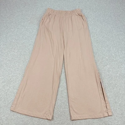 Pantalones Joie Pierna Ancha 100% Algodón Orgánico WMNS S Beige Neutro Pull-On Calce Relajado Foto 1 de 4
