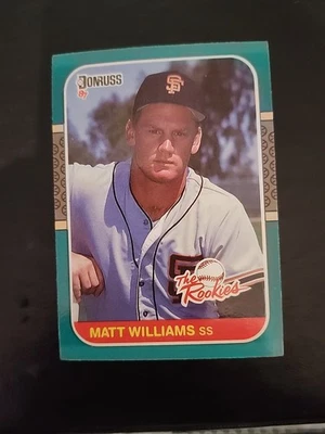 1987 Donruss The Rookies - Matt Williams #45 (RC) - Image 1 of 2