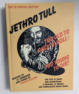 JETHRO TULL too old to rock n roll 40TH CD 2+ 2 DVDS BOX  LIke new STEVEN WILSON - Image 1 of 4