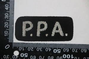 POPSKI'S EJÉRCITO PRIVADO TELA HOMBRO TÍTULO LINGOTES PLATA ÚNICO BRITÁNICO SEGUNDA GUERRA MUNDIAL PPA - Imagen 1 de 1