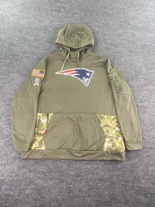 New England Patriots Hoodie Herren XXL Grün Camouflage Nike Salute to Service USA - Bild 1 von 17