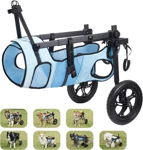 Adjustable Small Dog Wheelchair for Back Legs, Mobility Aid for Disabled Pets - Picture 1 of 22