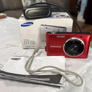 Samsung ST Series ST72 16.2MP Digitalkamera - Rot Ladekabel & OVP - Bild 1 von 21
