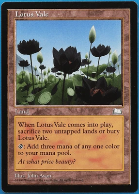 Lotus Vale Weatherlight NM (Rare Reserved List MTG Magic Card) (506633) ABUGames - Image 1 of 2