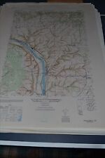 1940's Army topo map Frenchtown New Jersey 5965 II SE