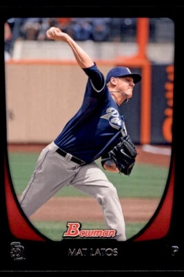Bowman Mat Latos San Diego Padres #60 2116 2011 Foto 1 de 2