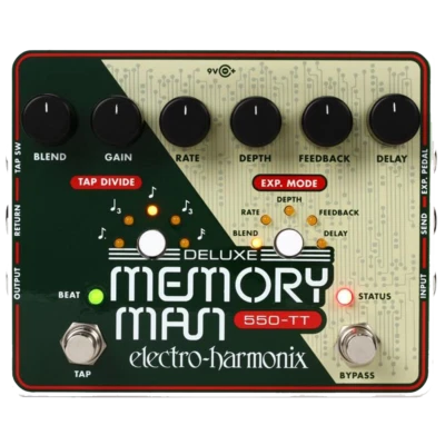 Electro-Harmonix Deluxe Memory Man 550-TT - Analog Delay Effect Pedal - New - Image 1 of 3