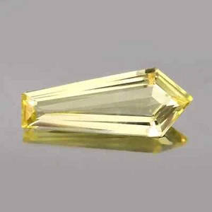 AAA Flawless Natural Ceylon Yellow Sapphire Loose Fancy Cut Gemstone 19.90 Ct - Picture 1 of 4