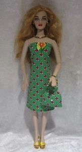 Made to fit GENE, Madra & VIOLET WATER #08 Dress, Purse, Necklace & Earrings Set - Picture 1 of 3