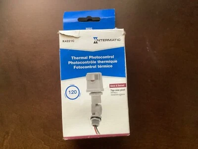 Intermatic K4221C 120-Volt Stem Swivel Mount Thermal Photocontrol - New - Image 1 of 2