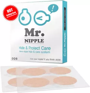 Mr. Nipple Hide & Protect Care (sistema di nascondiglio e cura dei capezzoli da uomo) / 50 paia (100 - Foto 1 di 3