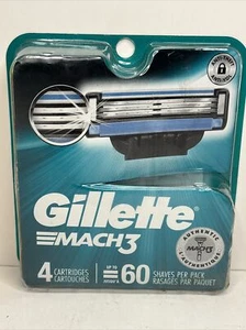 Confezione da 4 cartucce: ricarica cartucce lama rasoio Gillette Mach3 uomo - Foto 1 di 2