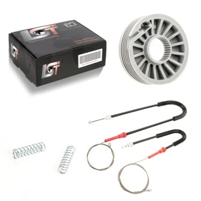 LST Fensterheber elektrisch RepSet Seilzug Rolle hinten für MITSUBISHI COLT CZC RG