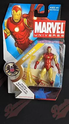 Figura de acción Iron Man Hasbro Marvel Universe #021 3,75" sellada nueva en caja Foto 1 de 4