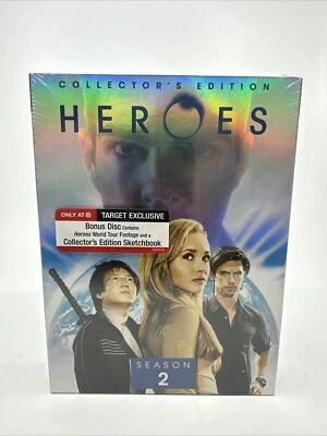 Heroes Season 2 DVD Set Collector's Edition Sketchbook and Exclusive Package NEW - Image 1 of 4