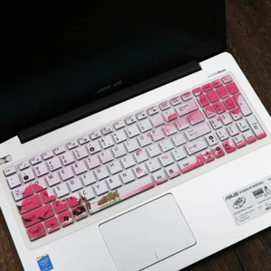 2* Keyboard Cover Skin For Asus N56 K60 S56 A52 K73 G72 G60 X5D X52 X53 X55 X61 - Picture 1 of 9