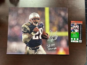 Foto firmada por Corey Dillon New England Patriots SB 39 11x14 - Imagen 1 de 4