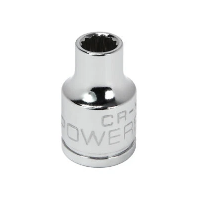 Powerbuilt 3/8 Inch Drive x 7 MM 12 Point Shallow Socket - 641012 - Image 1 of 4