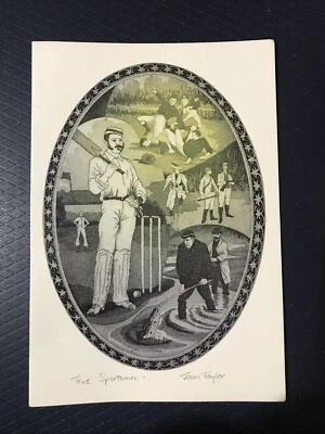 1 Blank Card True Sportsmen Joan Taylor no envelope - Image 1 of 4