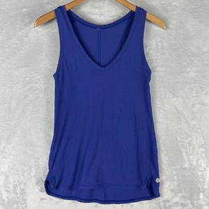 Lululemon Tank Top Womens Blue Cool Racerback Sleeveless Performance Gym - Picture 1 of 5