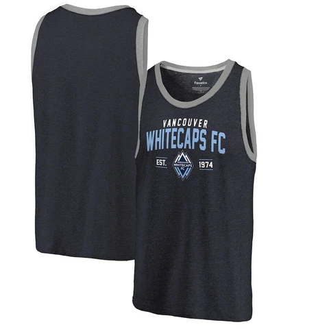 Vancouver Whitecaps FC MLS Soccer Team Logo Performance Tank Top by Fanatics Cover