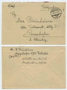 116432 - Carta postal de campaña - Mayrhofen 23.1.1944 a Possenhofen - Imagen 1 de 1