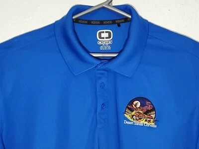 Polo azul manga corta OGIO GOLF talla 2XL 100 % poliéster  Foto 1 de 4