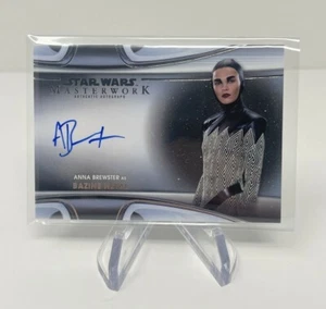 2022 Topps Star Wars Masterworks #MWA-ABR Anna Brewster As Bazine Netal Auto - Picture 1 of 2
