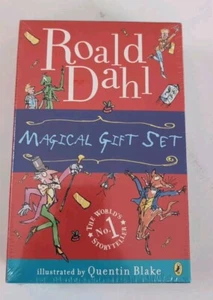Roald Dahl-Magical Gift Set-James & Giant Peach, Fantastic Mr. Fox, Charlie Book - Imagen 1 de 4