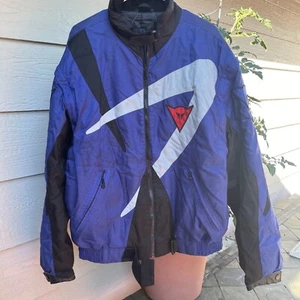 Men's Dainese 58 Multi Color Motorcycle Jacket Sz US 46-48, Italy 58 See Actual - Picture 1 of 12