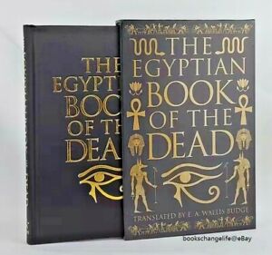 THE EGYPTIAN BOOK OF THE DEAD Deluxe Silk Bound Slip-cased Illustrated NEW GIFT