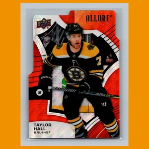 Tarjeta de hockey Taylor Hall #73 2021 Upper Deck Allure Orange Slice Boston Bruins casi nueva - Imagen 1 de 3