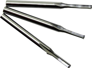 3 Fraises 2 dents à taille droite (Bois,PVC,ABS,MDF,Mousse) dia 3*2.0*6 mm CNC - Picture 1 of 1