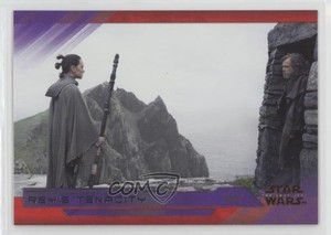 2018 Topps Star Wars: The Last Jedi Series II Purple Rey Luke Skywalker #21 1w3