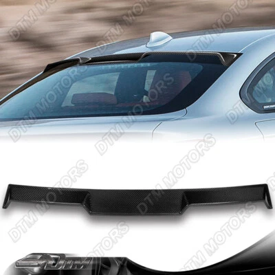 For 15-20 BMW 428i 430i 435i F36 Gran Coupe Carbon Fiber Rear Roof Spoiler Wing - Image 1 of 4