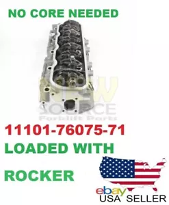 11101-76075-71 TOYOTA 4Y COMPLETE CYLINDER HEAD WITH ROCKER - LOADED - Picture 1 of 4