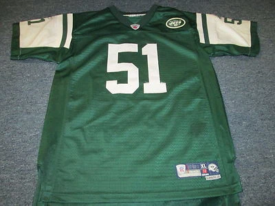 CAMISETA REEBOK NFL EQUIPMENT NEW YORK JETS JONATHAN VILMA PREMIER TALLA JUVENIL XL Foto 1 de 2