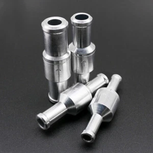 8/10/12mm Inline Oneway Non-Return Check Valve Fuel Water Gas Air Vacuum Aluminu - Picture 1 of 6
