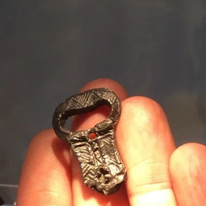 Pelgrim badge peweter buckle detectin find  14th century - Bild 1 von 1