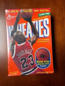 RARE 1998 WHEATIES MICHAEL JORDAN FULL & SEALED CEREAL BOX GOAT - Picture 1 of 2