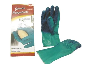 (33879) PAR DE GUANTES GOMA ASPERA PELAPATATAS - Imagen 1 de 3